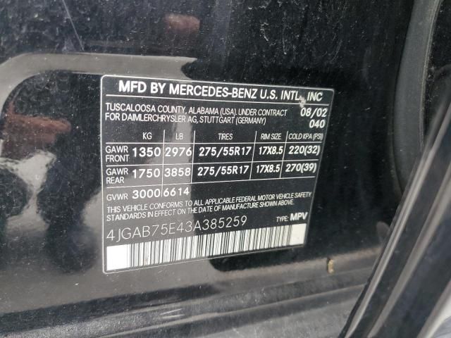 2003 Mercedes-Benz ML 500