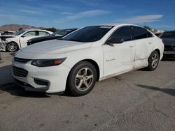 Salvage cars for sale from Copart Las Vegas, NV: 2017 Chevrolet Malibu LS