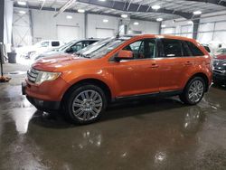 Salvage cars for sale at Ham Lake, MN auction: 2008 Ford Edge Limited