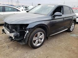 Salvage cars for sale at Elgin, IL auction: 2018 Audi Q5 Premium