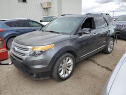 Ford Explorer salvage cars for sale: 2015 Ford Explorer XLT