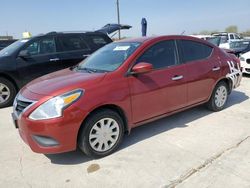 Salvage cars for sale from Copart Grand Prairie, TX: 2016 Nissan Versa S