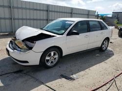 Salvage cars for sale from Copart Arcadia, FL: 2005 Chevrolet Malibu Maxx LS