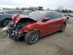 Salvage cars for sale from Copart New Britain, CT: 2019 Honda Civic EX