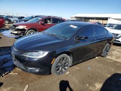 Salvage cars for sale at Brighton, CO auction: 2015 Chrysler 200 S