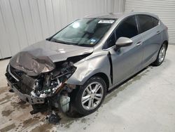 Salvage cars for sale at Temple, TX auction: 2017 Chevrolet Cruze LT
