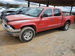 Dodge salvage cars for sale: 2002 Dodge Dakota Quad SLT