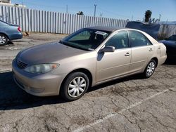 Salvage cars for sale at Van Nuys, CA auction: 2005 Toyota Camry LE