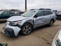 Salvage cars for sale from Copart Woodhaven, MI: 2020 Subaru Outback Limited