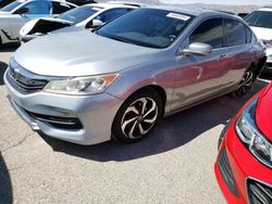 Salvage cars for sale at Las Vegas, NV auction: 2017 Honda Accord EX
