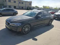 Salvage cars for sale from Copart Wilmer, TX: 2017 BMW 530 I