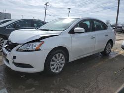 Salvage cars for sale from Copart Chicago Heights, IL: 2015 Nissan Sentra S