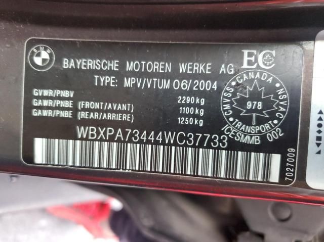 2004 BMW X3 2.5I