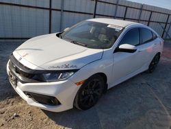 Salvage cars for sale from Copart Temple, TX: 2019 Honda Civic Sport