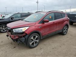 Vehiculos salvage en venta de Copart Greenwood, NE: 2018 Ford Escape SEL