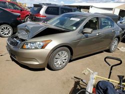 Salvage cars for sale from Copart Brighton, CO: 2009 Honda Accord LX