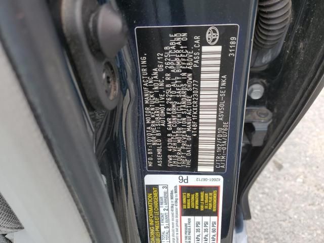 2012 Toyota Camry Base