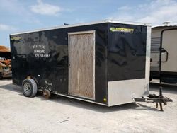 Compre camiones salvage a la venta ahora en subasta: 2021 Other 2021 Peach Cargo 14' Enclosed Trailer