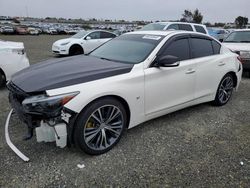 Salvage cars for sale at Antelope, CA auction: 2015 Infiniti Q50 Base