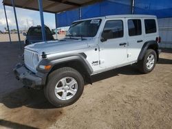 Jeep salvage cars for sale: 2021 Jeep Wrangler Unlimited Sport