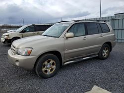 Salvage cars for sale from Copart Ontario Auction, ON: 2005 Toyota Highlander Limited