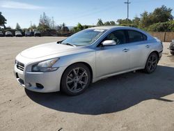 Salvage cars for sale at San Martin, CA auction: 2013 Nissan Maxima S