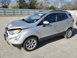 Salvage cars for sale at Savannah, GA auction: 2018 Ford Ecosport SE