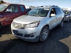 Salvage cars for sale at Martinez, CA auction: 2016 Chevrolet Traverse LT