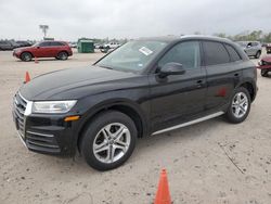 Salvage cars for sale at Houston, TX auction: 2018 Audi Q5 Premium
