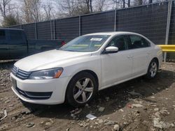 Salvage cars for sale at Waldorf, MD auction: 2013 Volkswagen Passat SE