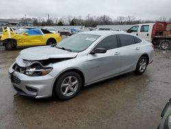 Chevrolet Malibu ls salvage cars for sale: 2017 Chevrolet Malibu LS