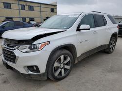 Salvage cars for sale from Copart Wilmer, TX: 2018 Chevrolet Traverse LT