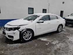 Carros salvage sin ofertas aún a la venta en subasta: 2017 Chevrolet Malibu LT