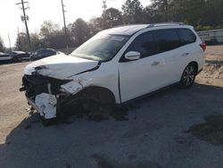Salvage cars for sale from Copart Savannah, GA: 2018 Nissan Pathfinder S
