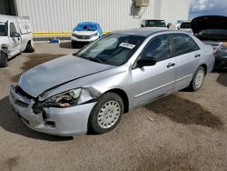 Salvage cars for sale at Tucson, AZ auction: 2006 Honda Accord Value