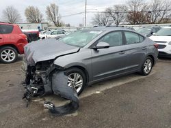 Salvage cars for sale from Copart Moraine, OH: 2019 Hyundai Elantra SEL