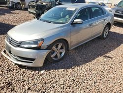 Salvage cars for sale from Copart Phoenix, AZ: 2013 Volkswagen Passat SE