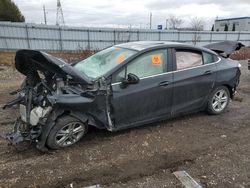 Salvage cars for sale at London, ON auction: 2018 Chevrolet Cruze LT