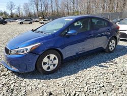 Salvage cars for sale from Copart Waldorf, MD: 2018 KIA Forte LX