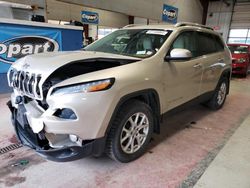 Salvage cars for sale from Copart Angola, NY: 2015 Jeep Cherokee Latitude