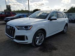 Audi Q7 Premium salvage cars for sale: 2022 Audi Q7 Premium