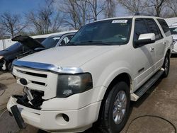 Salvage cars for sale from Copart Bridgeton, MO: 2007 Ford Expedition Limited