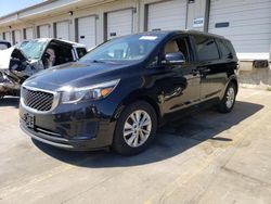Salvage cars for sale at Louisville, KY auction: 2015 KIA Sedona LX