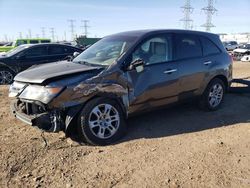 Salvage cars for sale at Elgin, IL auction: 2007 Acura MDX Technology