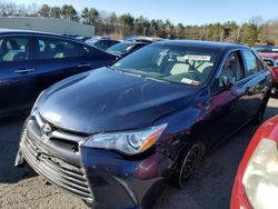 Salvage cars for sale from Copart Exeter, RI: 2017 Toyota Camry LE