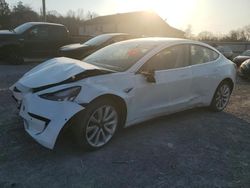 Salvage cars for sale at York Haven, PA auction: 2018 Tesla Model 3