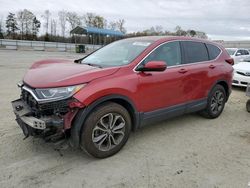 Salvage cars for sale from Copart Spartanburg, SC: 2021 Honda CR-V EX