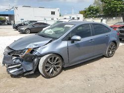 Salvage cars for sale from Copart Opa Locka, FL: 2021 Toyota Corolla SE