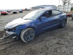 Salvage cars for sale at San Diego, CA auction: 2022 Tesla Model 3