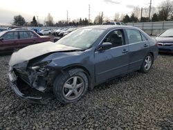 Salvage cars for sale from Copart Portland, OR: 2003 Honda Accord EX